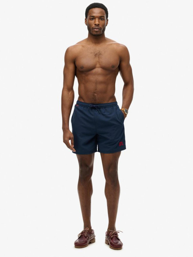 Short de bain essential bleu marine homme - Superdry