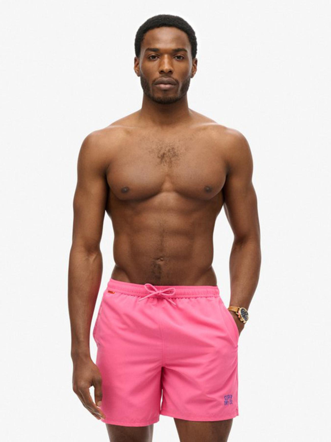 Short de bain essential rose homme - Superdry