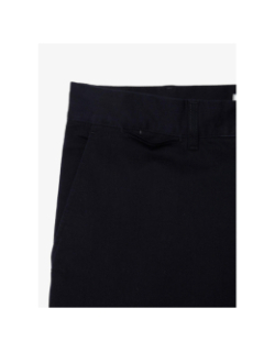 Bermuda chino slim fit coton stretch bleu marine homme - Lacoste