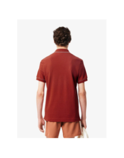 Polo en piqué stretch paris rouge homme - Lacoste