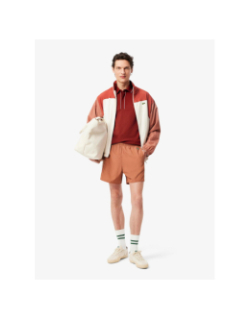 Polo en piqué stretch paris rouge homme - Lacoste