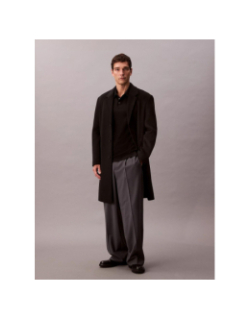 Polo supima chest noir homme - Calvin Klein