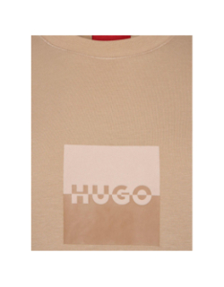 T-shirt duslit beige homme - Hugo
