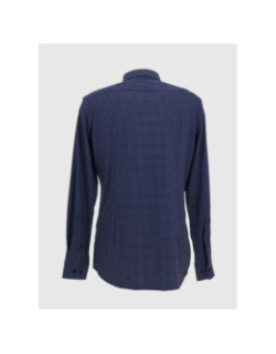 Chemise stretch à imprimé bleu marine homme - Hugo