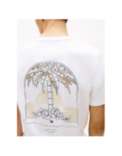 T-shirt logo hotel blanc homme - Tommy Hilfiger