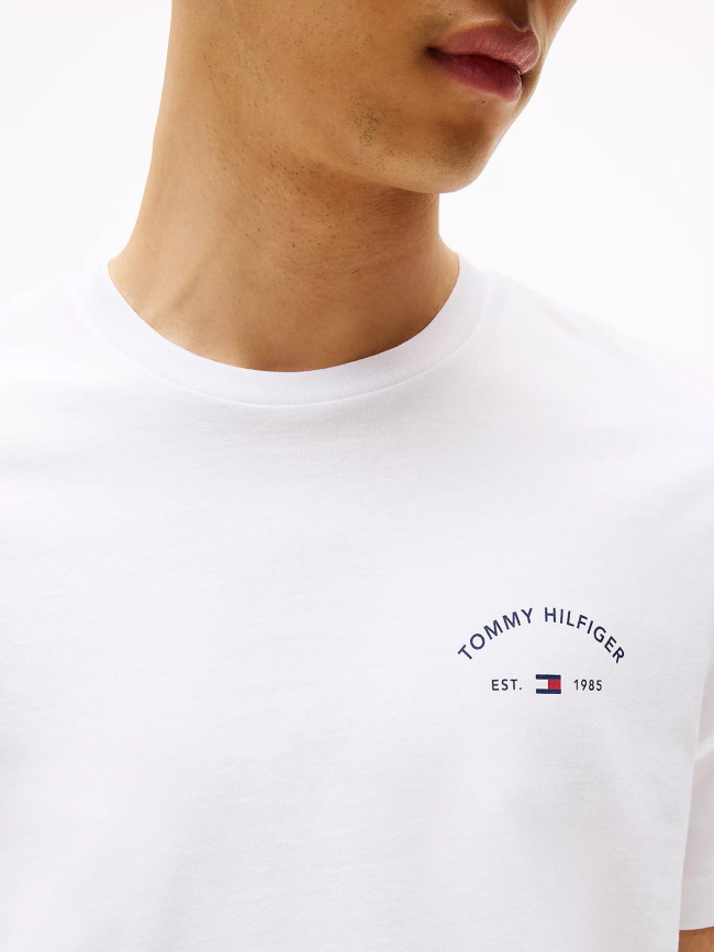 T-shirt logo hotel blanc homme - Tommy Hilfiger