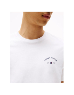 T-shirt logo hotel blanc homme - Tommy Hilfiger