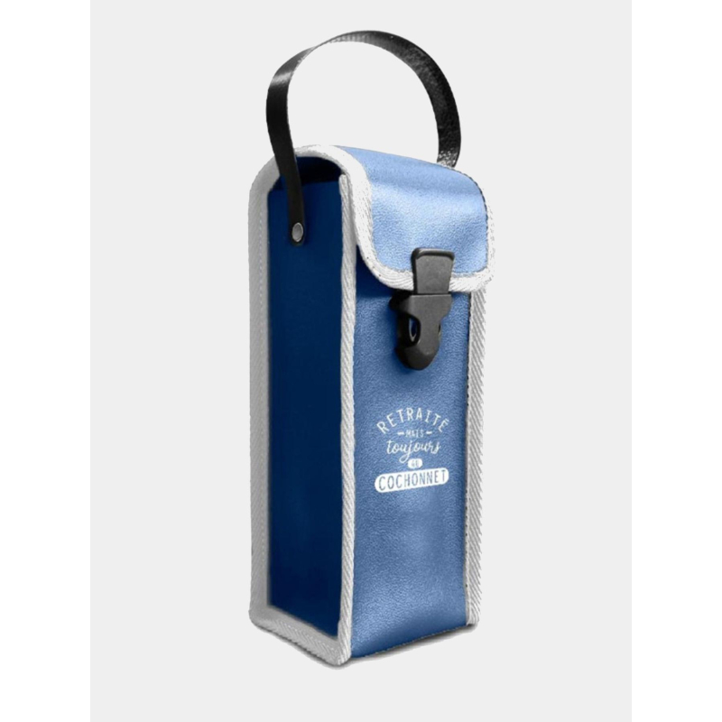 Sacoche pour boule de pétanque retraite bleu et blanc - STC