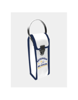 Sacoche pour boules de pétanque au soleil blanc - STC