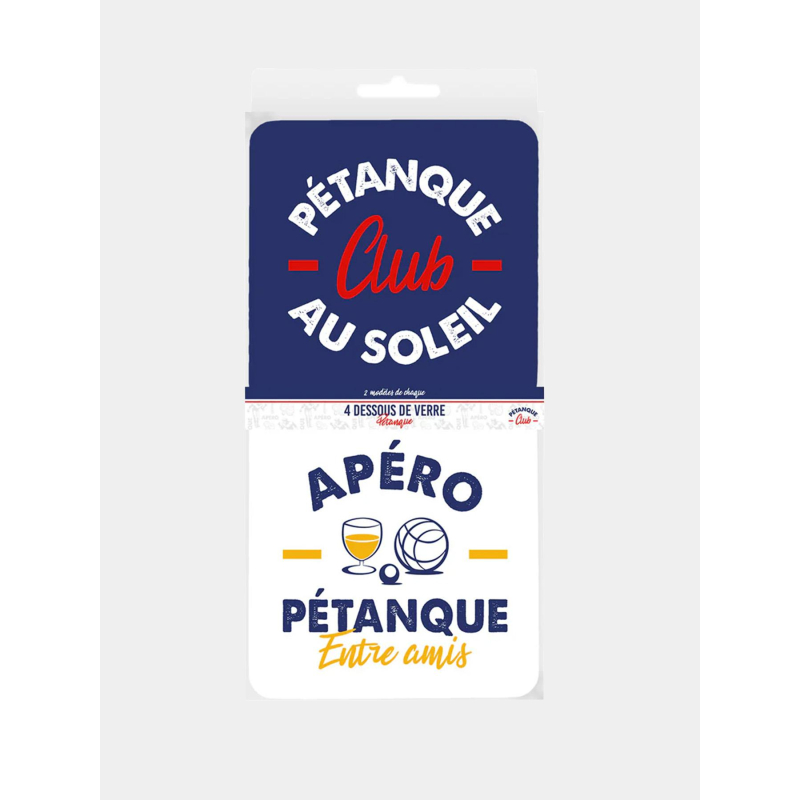 Dessous de verre pétanque club - STC