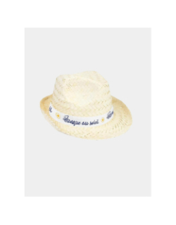 Chapeau de paille pétanque club adulte - STC