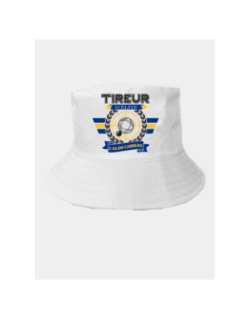 Bob pétanque tireur d'élite blanc adulte  - STC