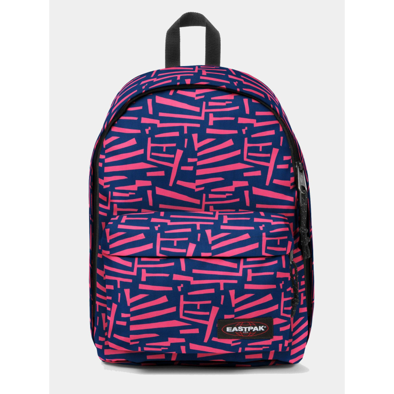 Sac à dos out of office shape art rose et bleu marine - Eastpak