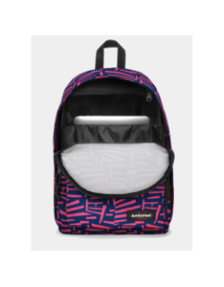 Sac à dos out of office shape art rose et bleu marine - Eastpak