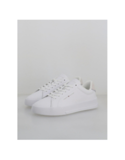Baskets en cuir court detail blanc homme - Tommy Hilfiger