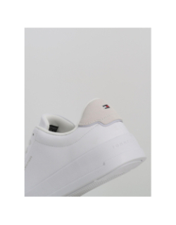 Baskets en cuir court detail blanc homme - Tommy Hilfiger
