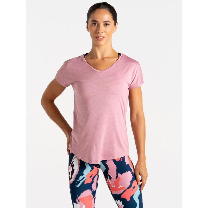 T-shirt de sport vigilant rose femme - Dare2B