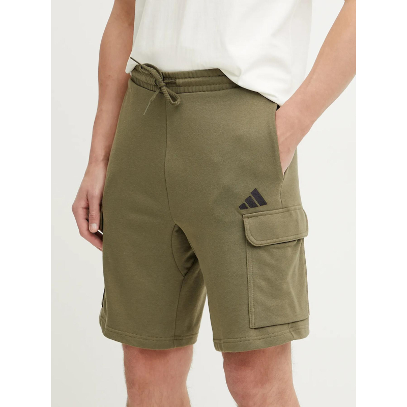 Short cargo petit logo essentials chelsea kaki homme - Adidas
