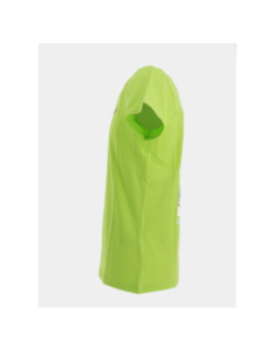 T-shirt à manches courtes union vert fluo homme - Helvetica