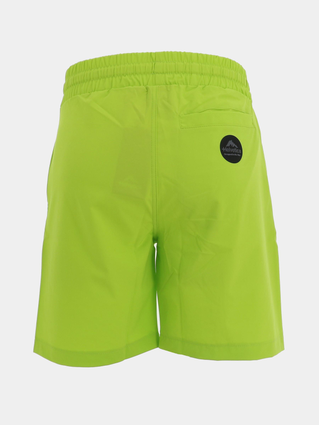 Short union vert fluo homme - Helvetica
