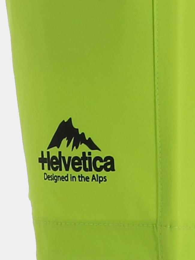 Short union vert fluo homme - Helvetica