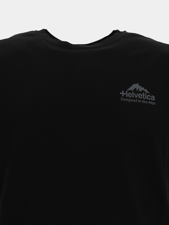 T-shirt à manches courtes yucatan noir homme - Helvetica