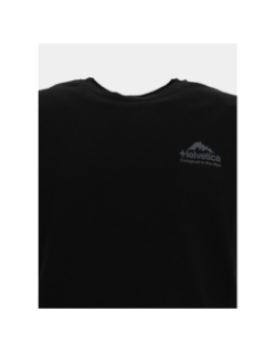 T-shirt à manches courtes yucatan noir homme - Helvetica