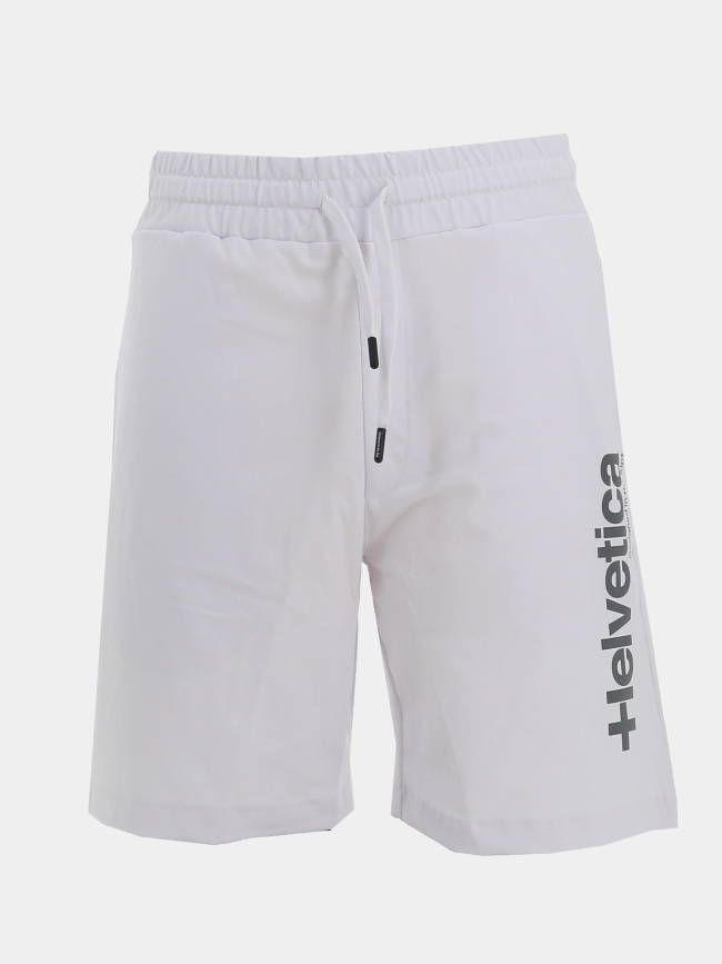 Short quintana blanc homme - Helvetica