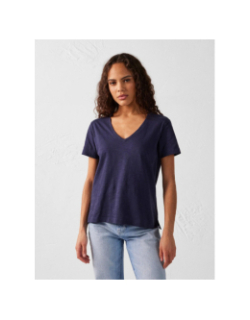 T-shirt à manches courtes sonia bleu marine femme - JOTT