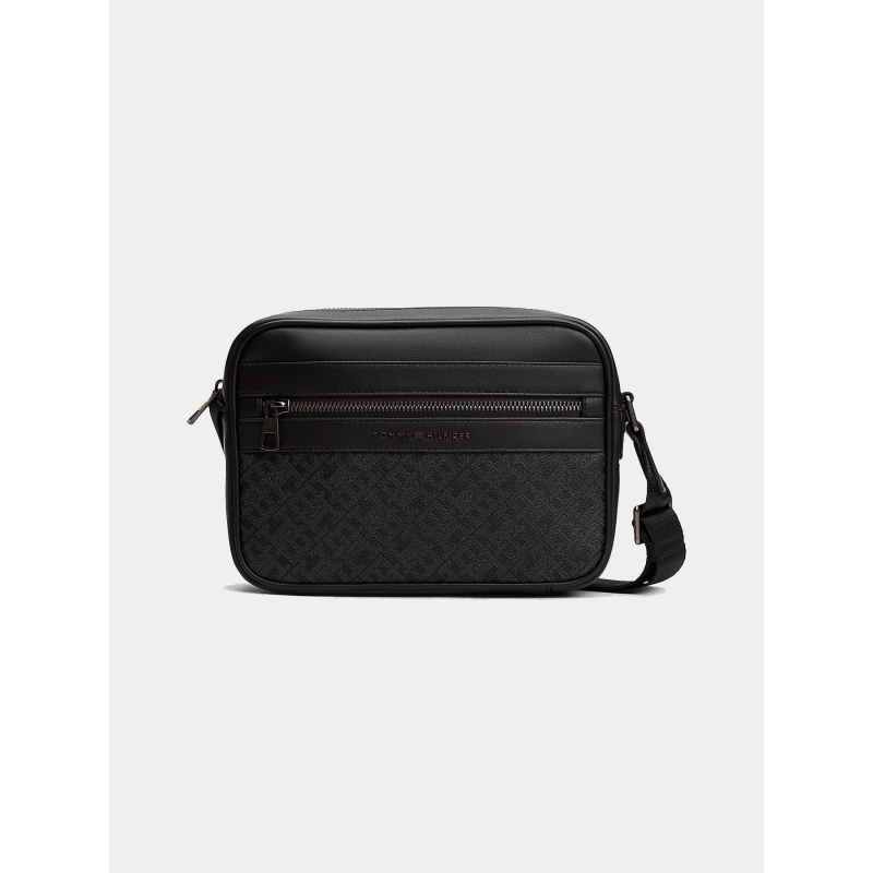 Sac bandoulière à monogramme noir homme - Tommy Hilfiger