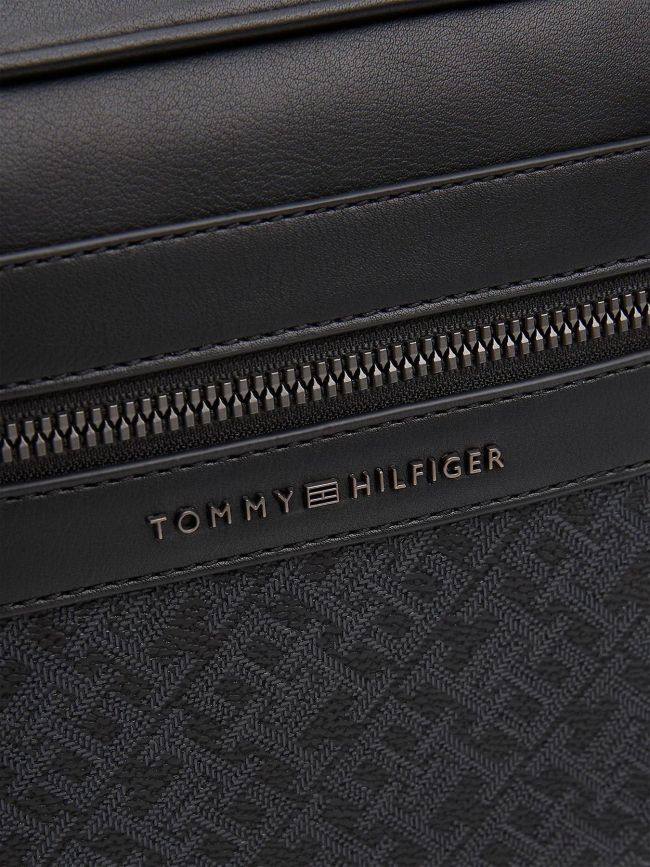 Sac bandoulière à monogramme noir homme - Tommy Hilfiger