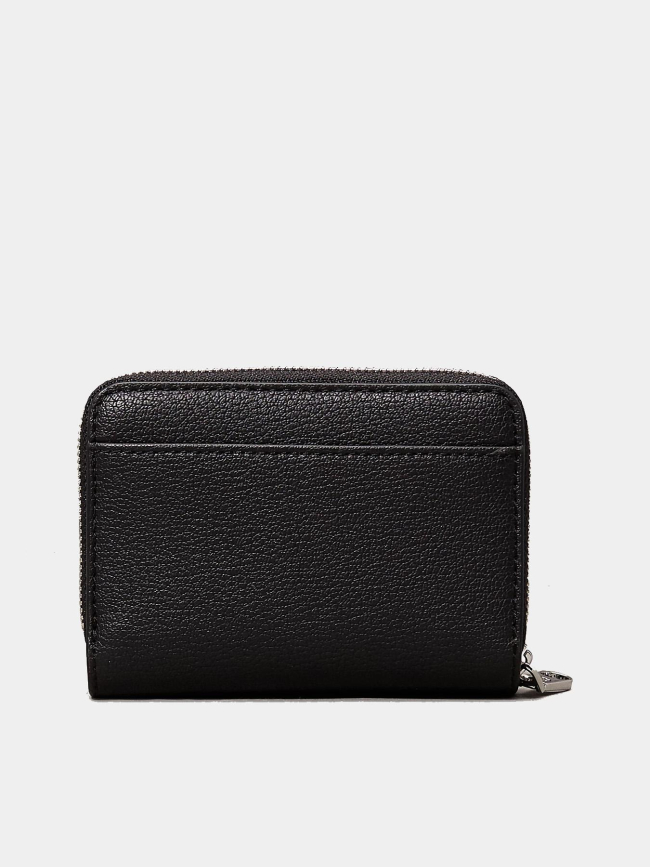 Portefeuille en simili cuir lézardé noir femme - Calvin Klein Jeans