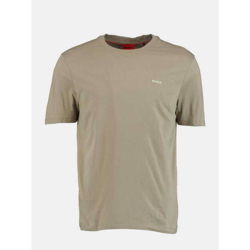 T-shirt à manches courtes dero beige homme - Hugo