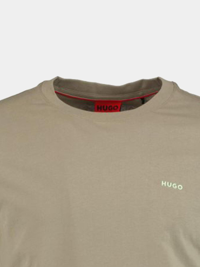 T-shirt à manches courtes dero beige homme - Hugo