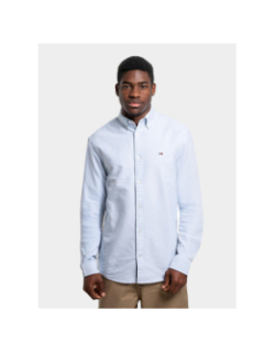 Chemise oxford coupe standard bleu homme - Tommy Jeans