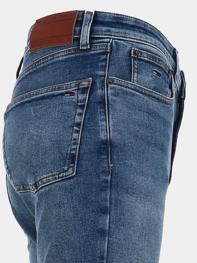 Jean slim scanton à drapeau brodé bleu homme - Tommy Jeans