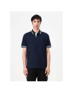 Polo manches courtes regular bleu marine homme - Tommy  Jeans