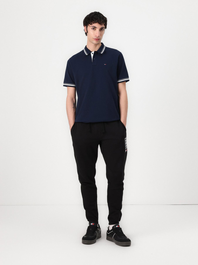 Polo manches courtes regular bleu marine homme - Tommy  Jeans
