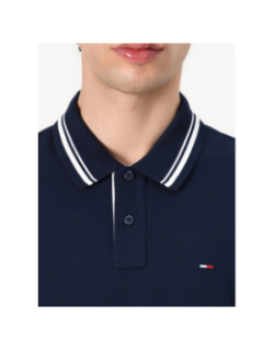 Polo manches courtes regular bleu marine homme - Tommy  Jeans