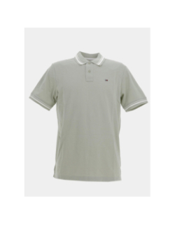 Polo à manches courtes regular vert pale homme - Tommy Jeans
