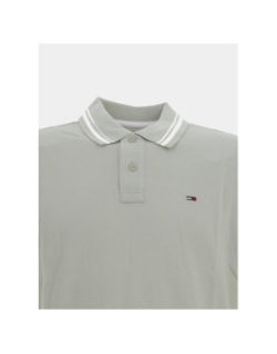 Polo à manches courtes regular vert pale homme - Tommy Jeans