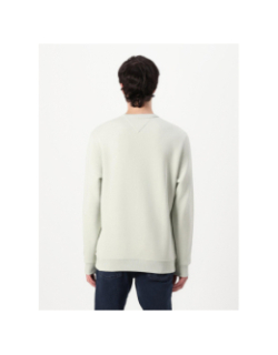 Sweat en tissu éponge à badge vert homme - Tommy Jeans