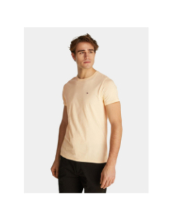 T-shirt à manches courtes ajusté beige homme - Tommy Jeans