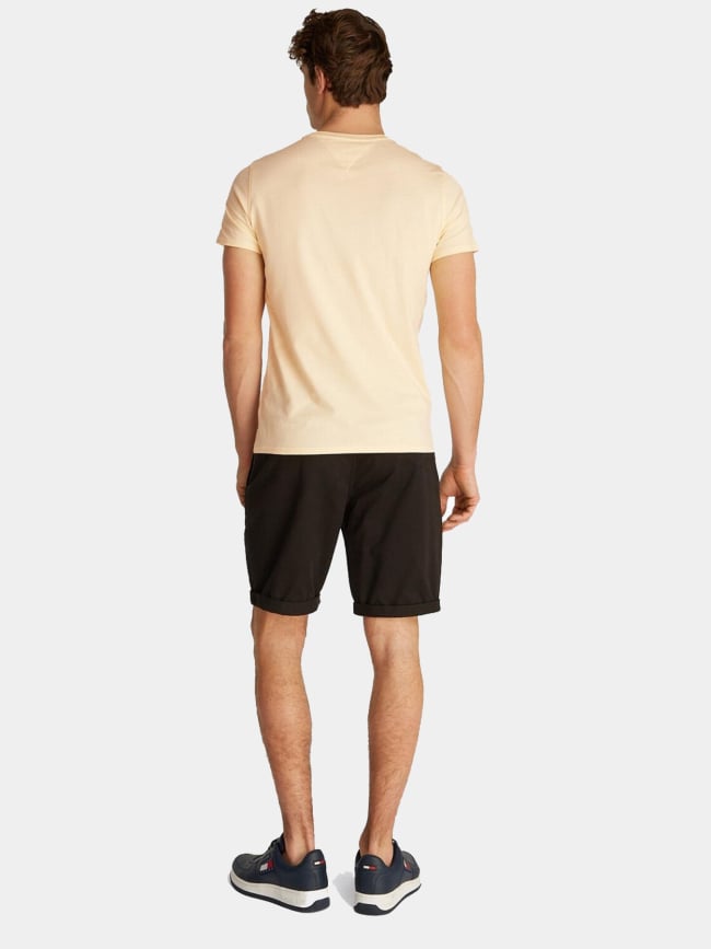 T-shirt à manches courtes ajusté beige homme - Tommy Jeans