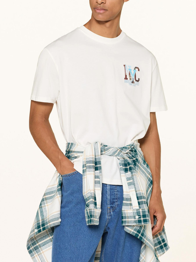 T-shirt décontracté à imprimé au dos blanc homme - Tommy Jeans