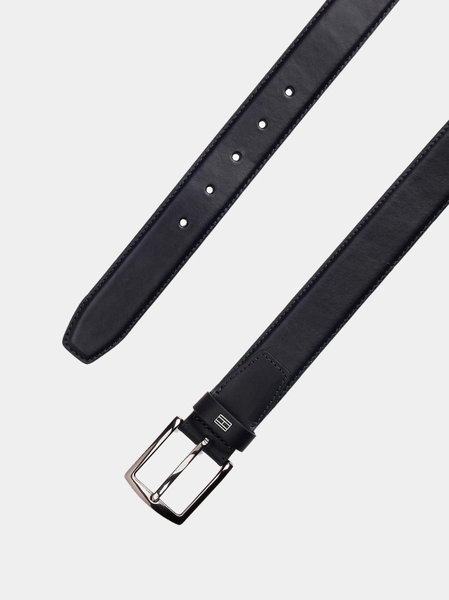 Ceinture denton à plaque drapeau noir homme - Tommy Hilfiger