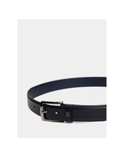 Ceinture denton à plaque drapeau noir homme - Tommy Hilfiger
