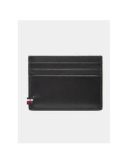 Porte-cartes en cuir à logo noir homme - Tommy Hilfiger