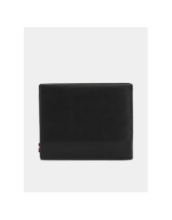 Portefeuille en cuir à logo noir homme - Tommy Hilfiger