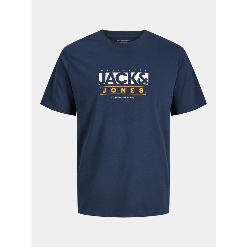 T-shirt seven bleu marine homme - Jack & Jones